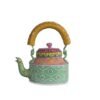 HEM Crafts Hand Painted Kettle with 6 Hand Painted Glasses & Wooden Tray_15