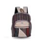 Lateen Printed Multi Pocket Small Hemp Backpack_Lateen Printed Multi Pocket Small Hemp Backpack